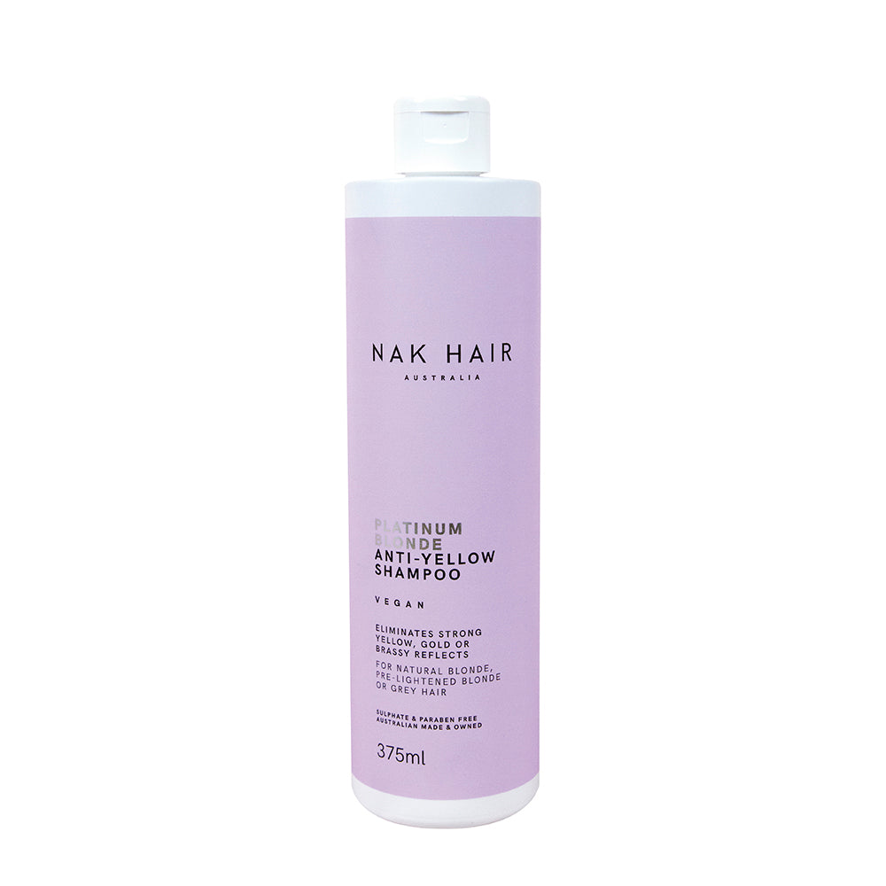 NAK Platinum Blonde Anti-Yellow Shampoo 375ml