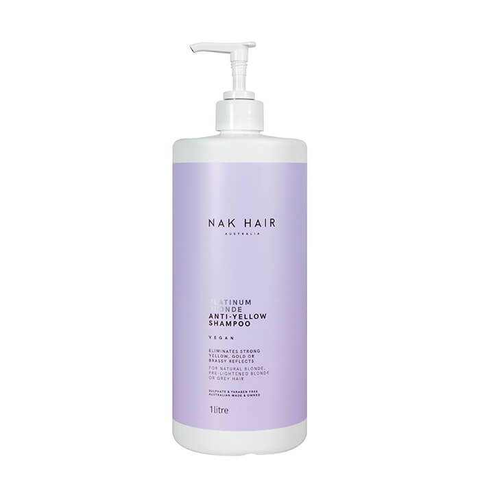 NAK Platinum Blonde Anti-Yellow Shampoo 1 Litre