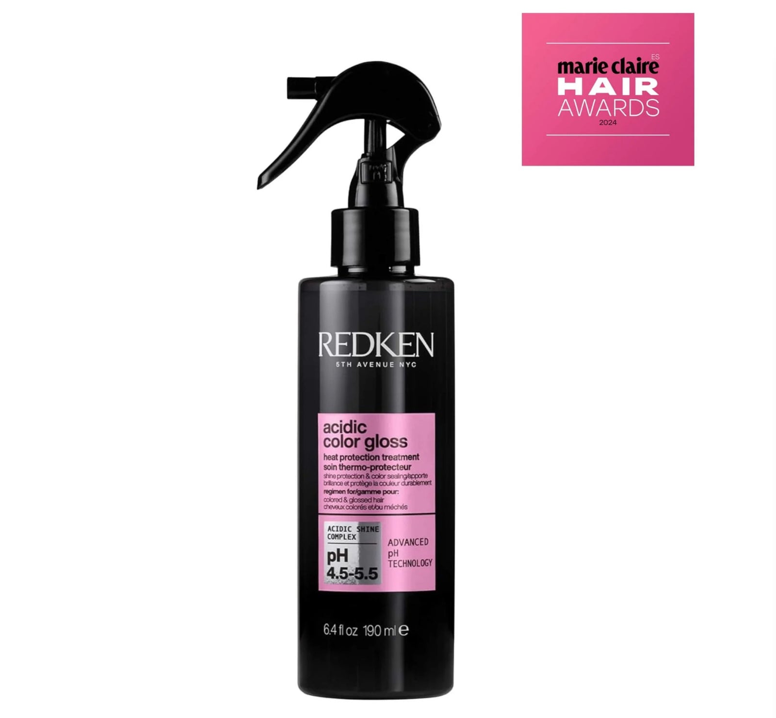 ACIDIC COLOR GLOSS PROTECTOR TÉRMICO PARA CABELLO TEÑIDO SIN BRILLO 190ML