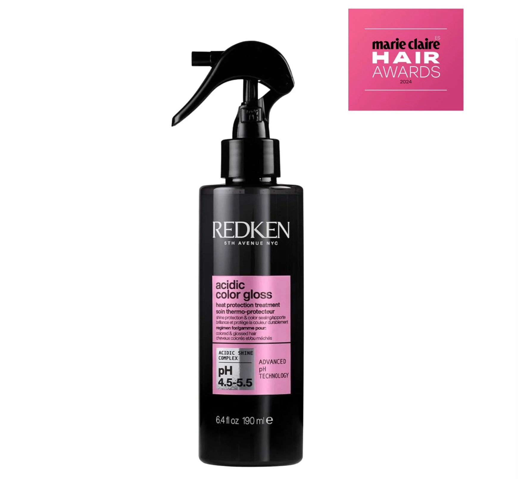 ACIDIC COLOR GLOSS PROTECTOR TÉRMICO PARA CABELLO TEÑIDO SIN BRILLO 190ML