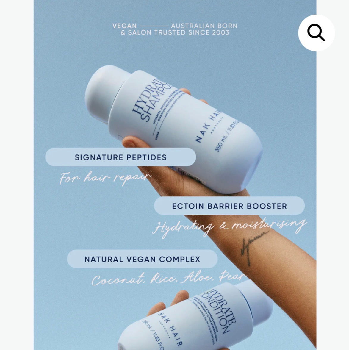 NAK Hydrate Shampoo 350ml