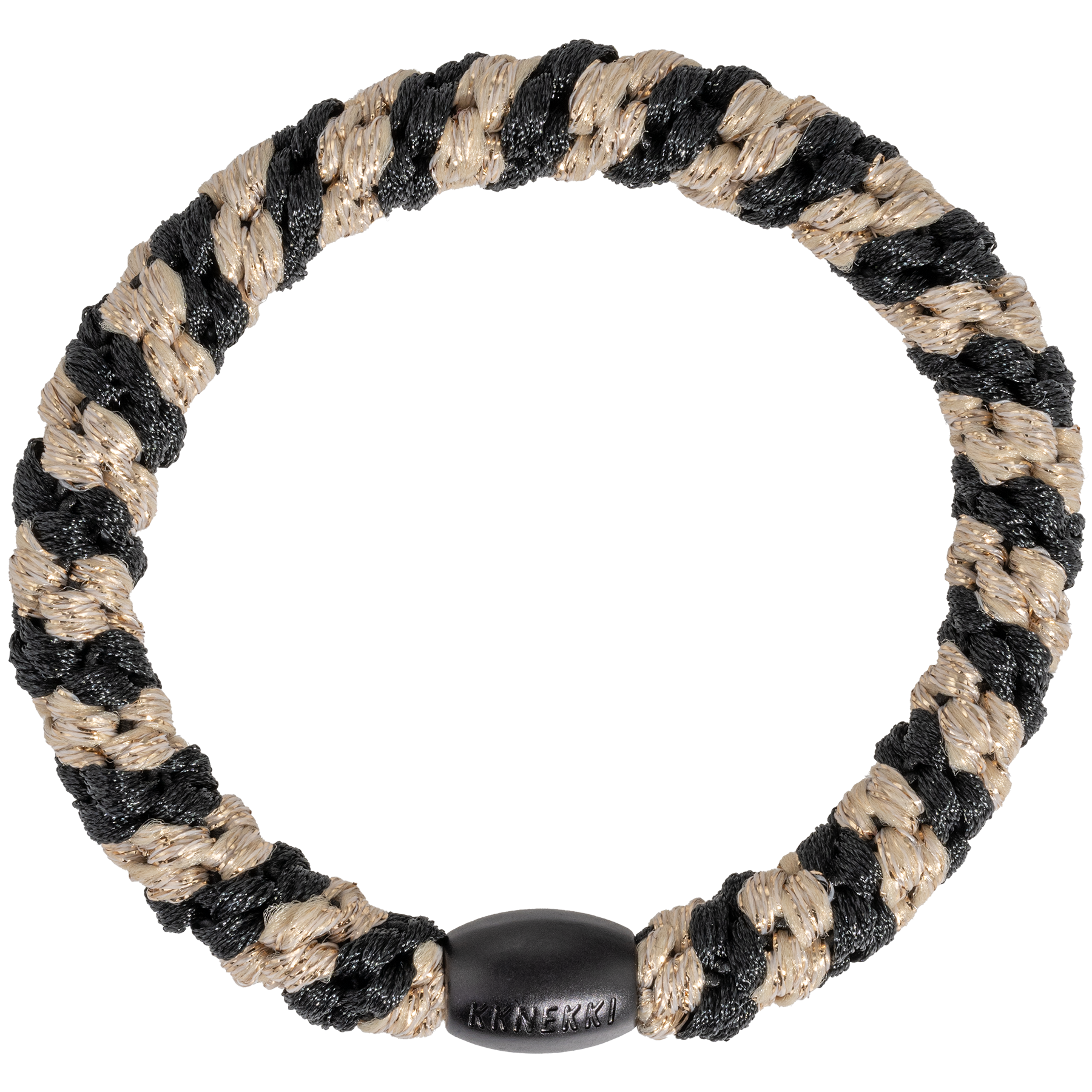 Kknekki Black - Beige Glitter Stripe