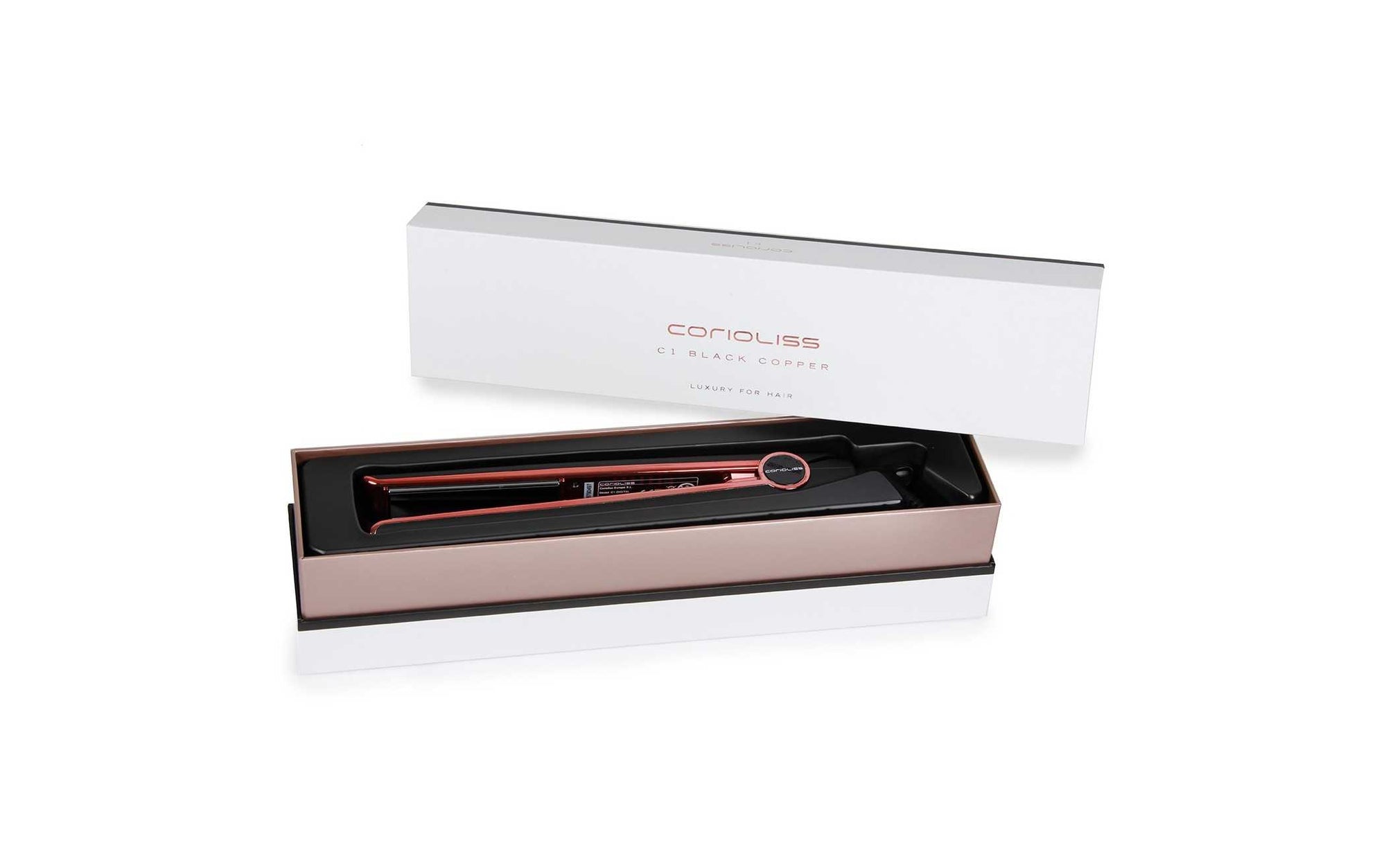 PLANCHA DE PELO C1 BLACK SOFT TOUCH COPPER